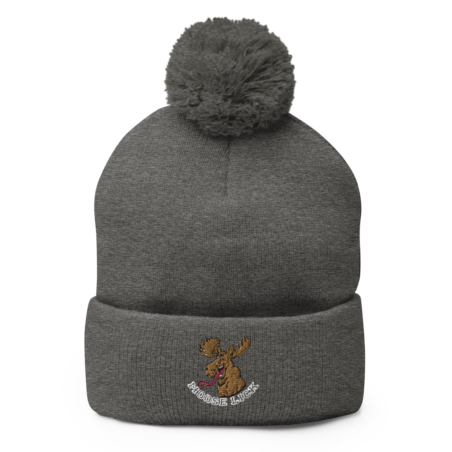 Moose Lick Pom-Pom Beanie