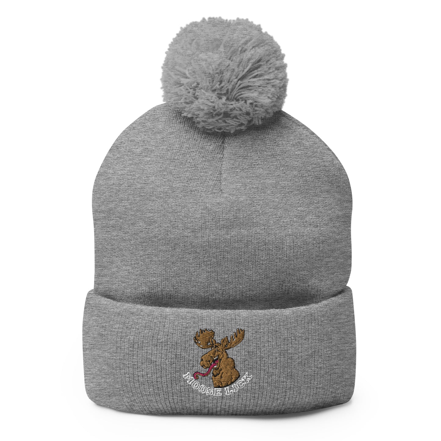 Moose Lick Pom-Pom Beanie