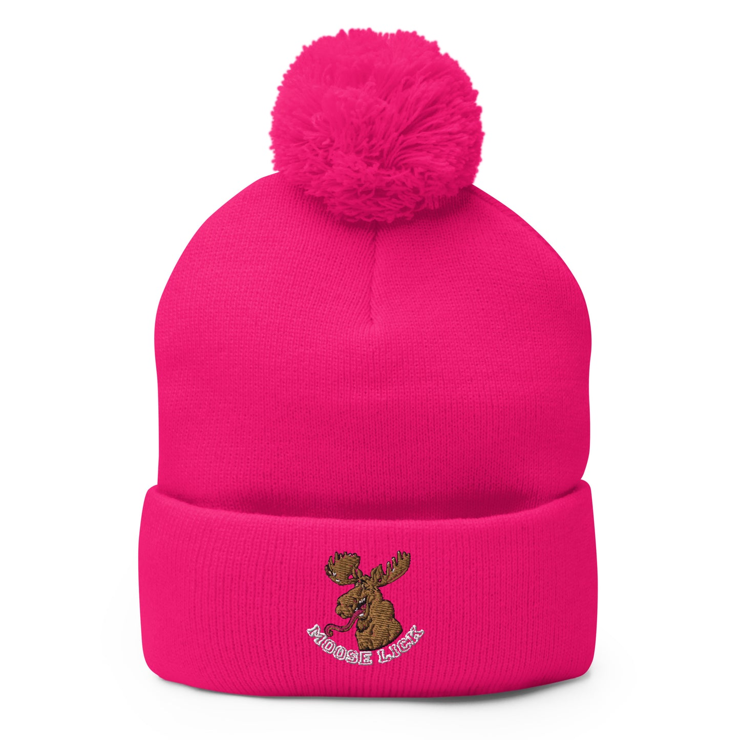 Moose Lick Pom-Pom Beanie