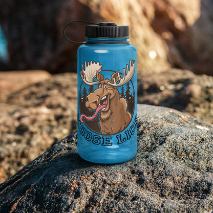 Moose Lick Wide Mouth Plastic Water Bottle