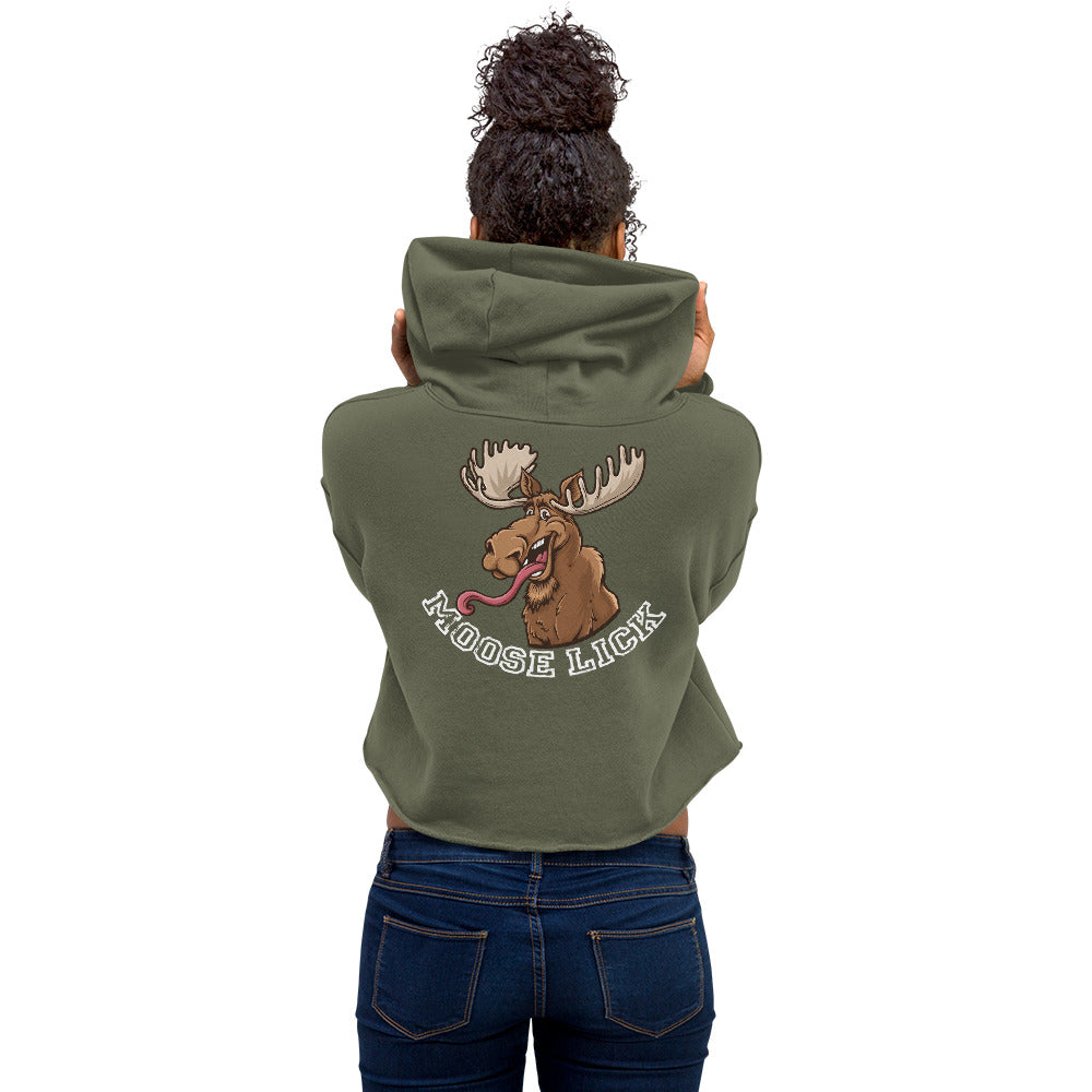 Women's Moose Lick Crop Hoodie